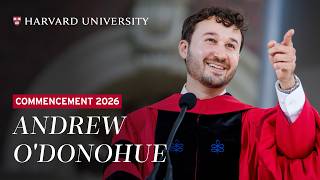 Andrew O’Donohue Delivers the Graduate English Address | Harvard Commencement 2026