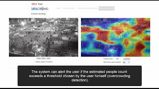 LETSCROWD Project - Crowd counting and density estimation (Human Centred Computer Vision Tool)