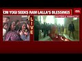 cm yogi adityanath visits ram temple on first anniversary of pran pratishtha india today news