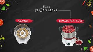 Steemo Multi Steam Cooker Stainless Steel  - Steemo Kitchen Appliances