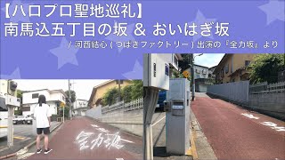 【ハロプロ聖地巡礼⑤】南馬込五丁目の坂 \u0026 おいはぎ坂 / 『全力坂』(つばきファクトリー河西結心出演)より