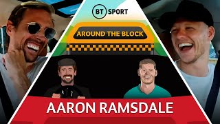 Arsenal & England Star Aaron Ramsdale Joins Peter Crouch For A Fun-Filled Ride | Around The Block