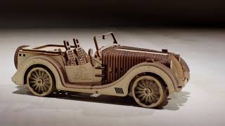 Roadster Wooden Model