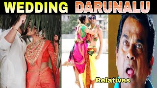 Wedding Darunalu 😱 | Funny Wedding Moments Trolls | Wedding Atrocities Trolls | Telugu Funny Trolls