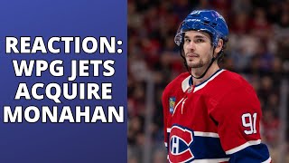 Reaction: Winnipeg Jets acquire Sean Monahan - with Murat Ates