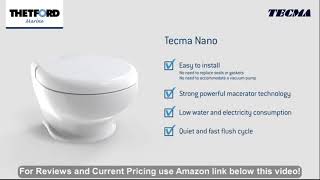 Thetford Marine Nano ECO MACERATING Toilet, 12V, White 38983