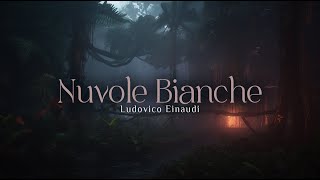 Nuvole Bianche (Ludovico Einaudi) | 1 Hour Sad Piano, Rain Ambient Music
