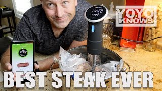 Anova Sous Vide BEST Steak EVER! |  Immersion Circulator