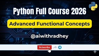 🔥 Advanced Python in One Video! Lambda, Map-Filter-Reduce, Decorators, Generators | 2026