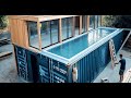 Man Builds Amazing Container House on Island | Start to Finish DIY Build by @Fabricatusueno