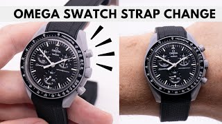 Omega x Swatch Rubber Strap Replacement | Moonswatch Rubber Strap Replacement
