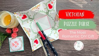 How to Make a Victorian Puzzle Purse | DIY Romantic Valentine's Day Gift Idea