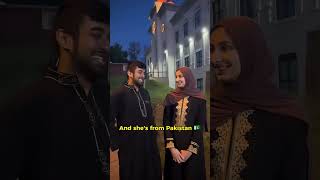 Asking Muslim Couples Where They're From?