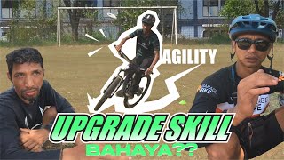 UPGRADE SKILL RIDING MOUNTAIN BIKE | AGILITY PRACTICE Fandik Vlog