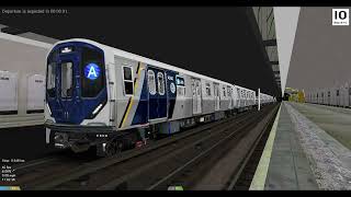 OpenBVE Railfanning: MTA Subway Lines \u0026 Trains (3/2/2024)