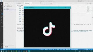 Draw tik tok logo by python turtle graphics. #pythonturtlegraphics #pythontutorial