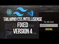 Tailwind CSS IntelliSense V4 not Working With  React 2025 New Fixed