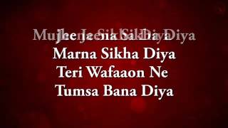 Jeena Marna Song   Do Lafzon Ki Kahani   With lyrics   Altamash Faridi360p