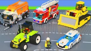 LEGO Excavadora Tractor Buldocer Carros juguetes Cargadora - Excavator Toys