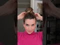 easy messy bun hack valentine’s day hairstyles