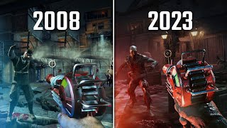 Evolution of Call of Duty Zombies 2008-2023 COD World at War Zombies - COD Modern Warfare 3 Zombies