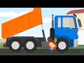 Doctor McWheelie English and a broken truck for kids. Car cartoons for kids in English.