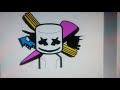 Drawing Of Marshmello