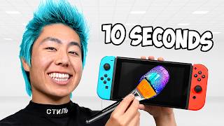 Customizing A Nintendo Switch in 10 Seconds vs 10 Hours!