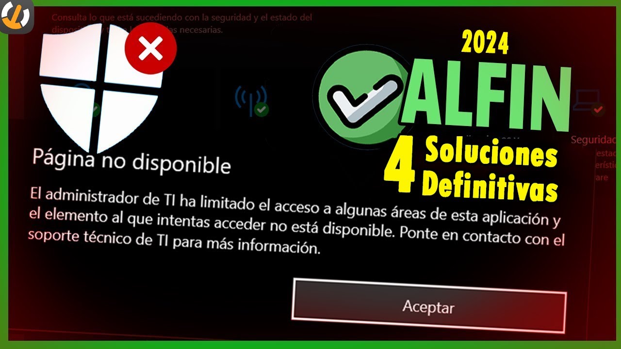 El Administrador De TI Ha Limitado El Acceso | 4 SOLUCIONES Windows ...