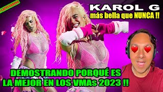 KAROL G - ELEVA la TEMPERATURA en LOS VMAs 2023 de MTV con "Oki Doki" y "Ta Ok"! SERRALDE REACCIÓN
