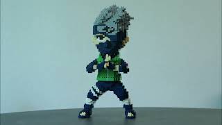 Creating Kakashi with Building Blocks