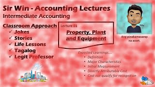 Lecture 01: Property, Plant and Equipment. [Intermediate Accounting]