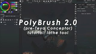Polybrush Tutorial: Lathe tool