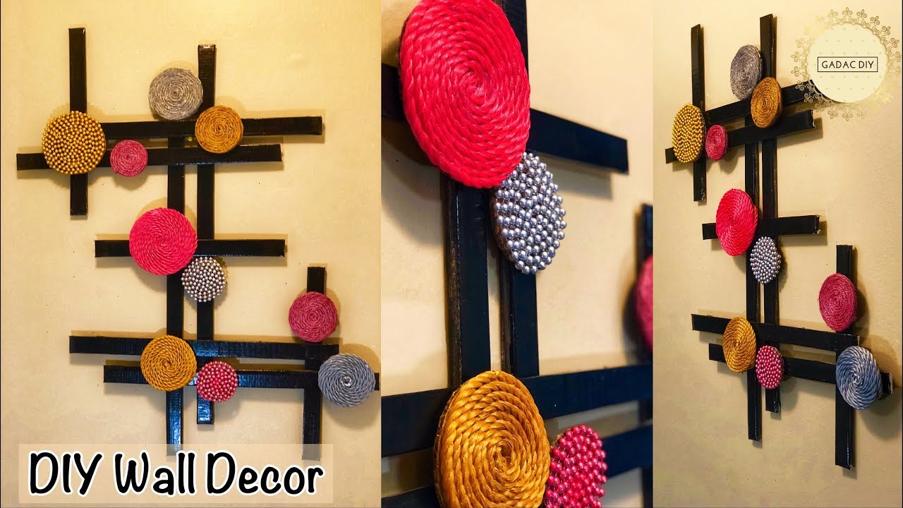 Very Unique Wall Hanging| Gadac Diy| Wall Hanging Ideas| Wall Decor Diy ...