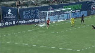 Marc McNulty with a Goal vs. Memphis 901 FC