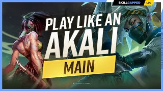 How to Play Like an AKALI MAIN! - ULTIMATE AKALI GUIDE for SEASON 13
