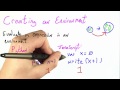 Creating An Environment - Programming Languages