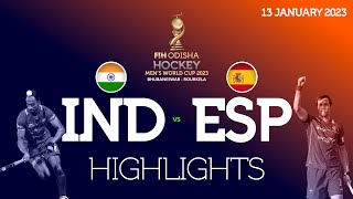 FIH Odisha Hockey Men's World Cup 2023 - Short Highlights : India vs Spain | #HWC2023