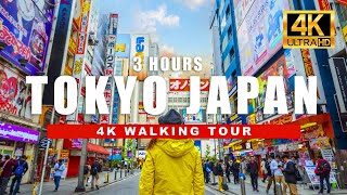 Tokyo, Japan 4K Walking Tour 🇯🇵 Walk the Streets of Japan Day & Night | 4K HDR /