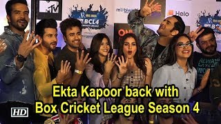 Ekta Kapoor back with Box Cricket League season 4.