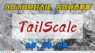 外网访问的好选择，内网穿透利器TailScale~免费，简单，好用