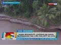 Ilang residente, lumikas na dahil sa pagguho ng lupa malapit sa ilog