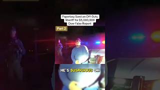 Paper Boy Sued An Off Duty Cop For $5,000,000 Over False Report p2