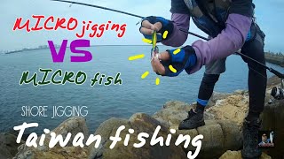 釣魚分享EP54 | 台中北堤 | 微鐵板 | 餌的大小決定魚的大小?!(SHORE JIGGING TAIWAN)