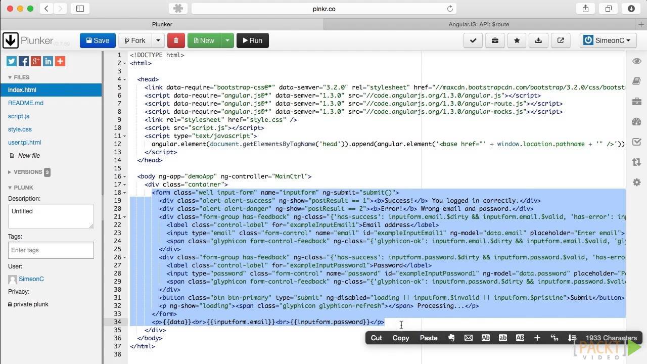Web Development With Angularjs And Bootstrap Tutorial Routing What Web Development With Angularjs And Bootstrap Tutorial Routing What