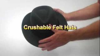 Crushable Felt Hats - Village Hat Shop