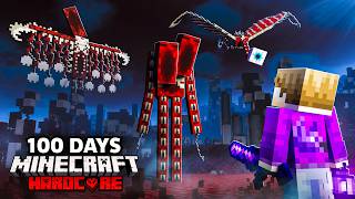 I Survived 100 Days in the SCARIEST DIMENSION in Minecraft Hardcore!
