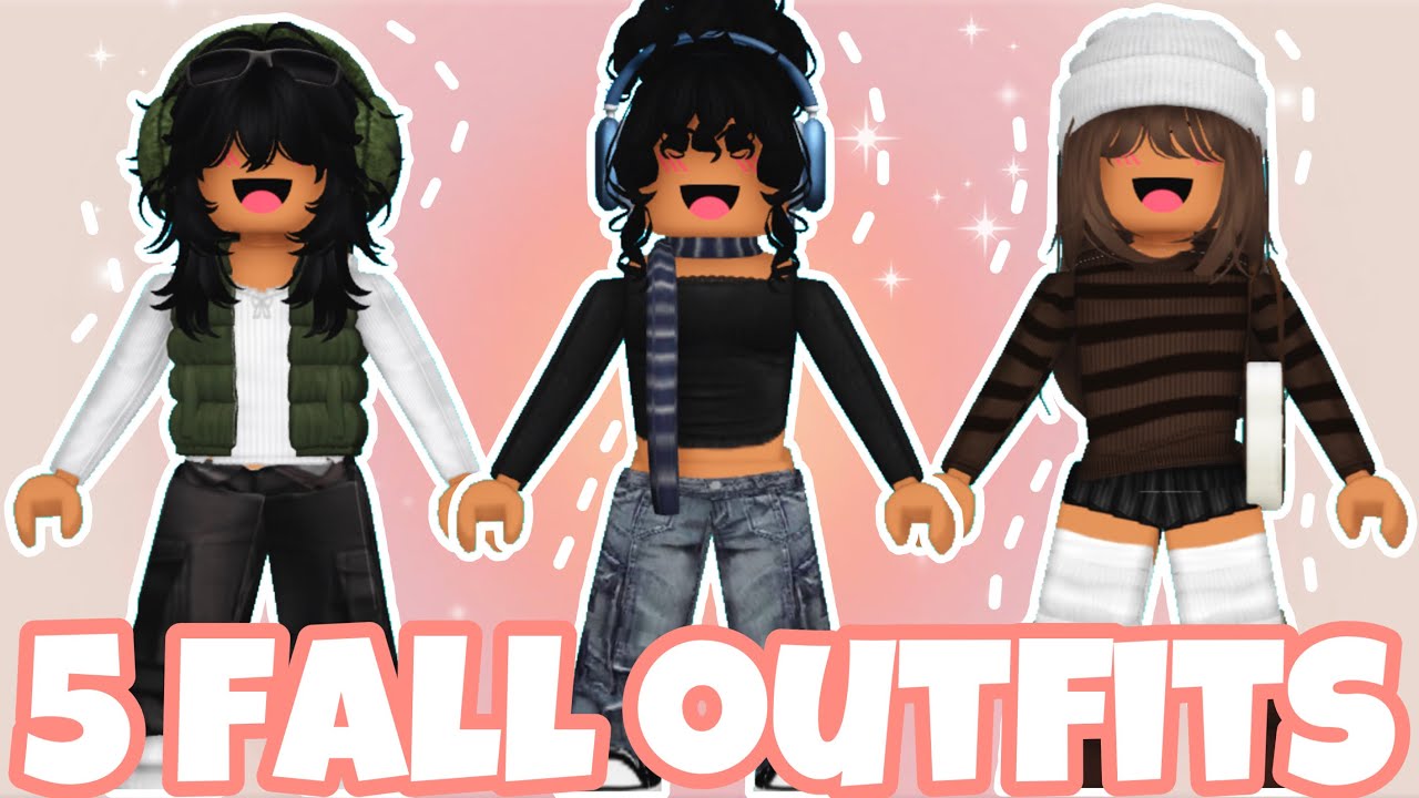 5 FALL Outfit Codes For BLOXBURG| SiimplyDiiana - YouTube