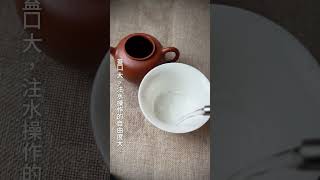 茶壺口大小，會直接影響你的注水方式【泡茶手法攻略】05 #如何泡茶 #泡茶方法