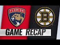 Dadonov scores twice as Panthers beat the Bruins, 4-1